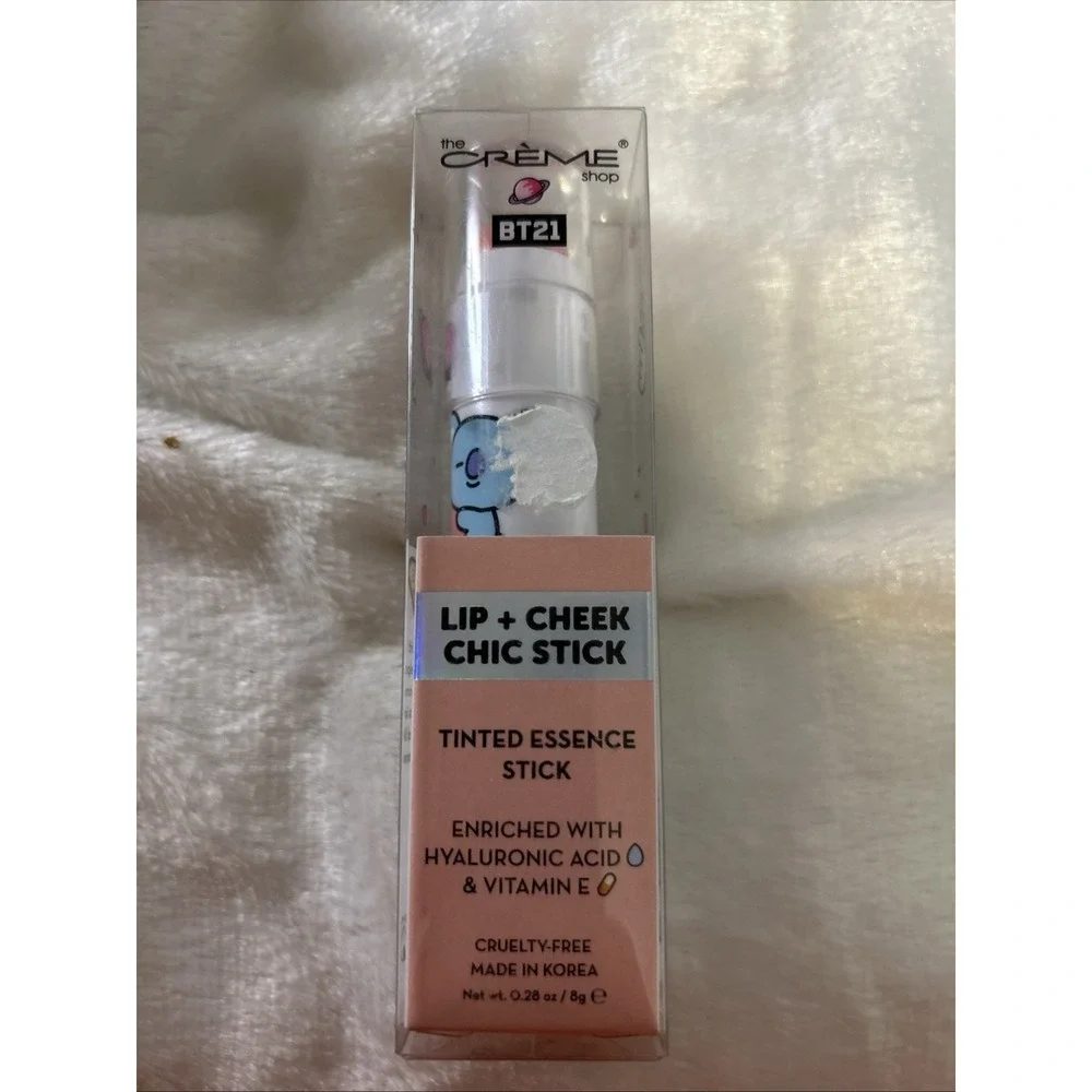 The Creme Shop BT21 Lip + Cheek‎ Chic Stick, Rose & Doze